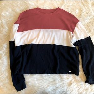 Hollister Red, White, and Blue long sleeve tee.